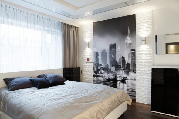 photo papier peint dans la chambre