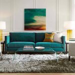 canapé turquoise