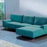 photo de canapé turquoise