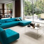 canapé turquoise
