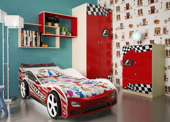 lit belmarco dans la chambre d'enfant