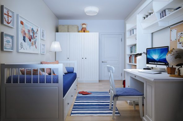 Lit Ikea dans la pépinière