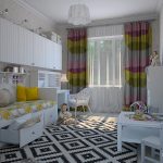 Berceau IKEA à l'intérieur de la chambre