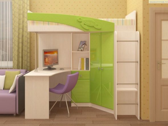 lit d'enfant loft dauphin