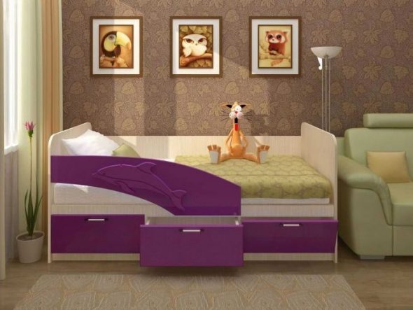 lit dauphin avec matelas