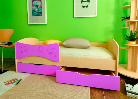 dauphin design berceau lumineux