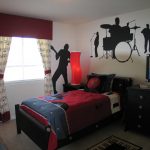 chambre dans le style rock