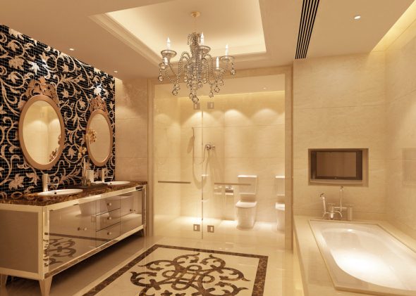 miroir de salle de bain empire