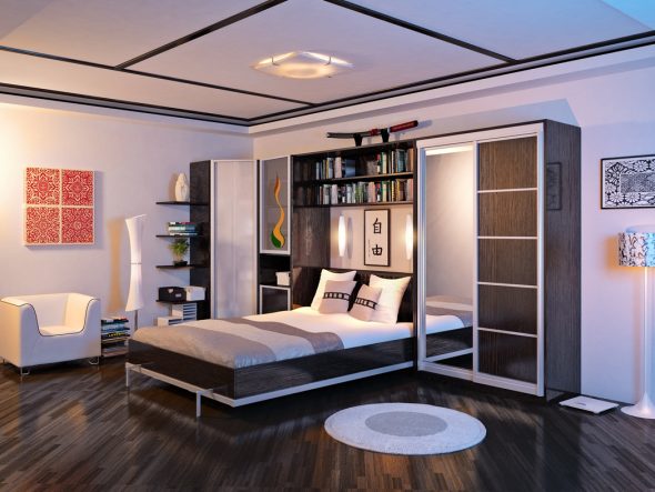 transformateur lit armoire