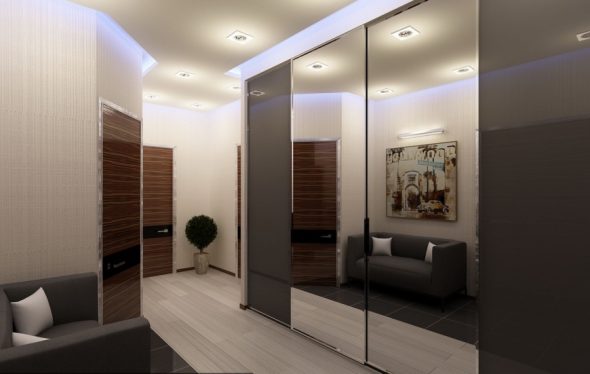 dressing dans le couloir