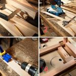 étapes de fabrication de chaise haute
