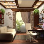 bureau dans l'appartement