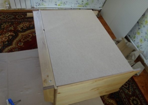 assemblage de la paroi arrière