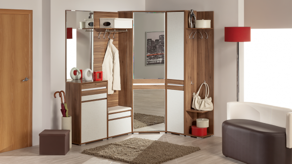 meubles dans le couloir