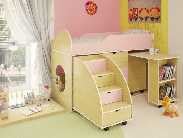 lit mezzanine pour les enfants