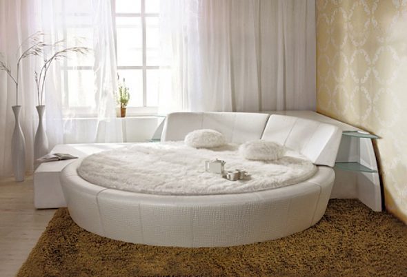 photo de lit rond
