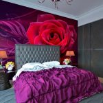 décoration murale à la tête du lit dans la chambre