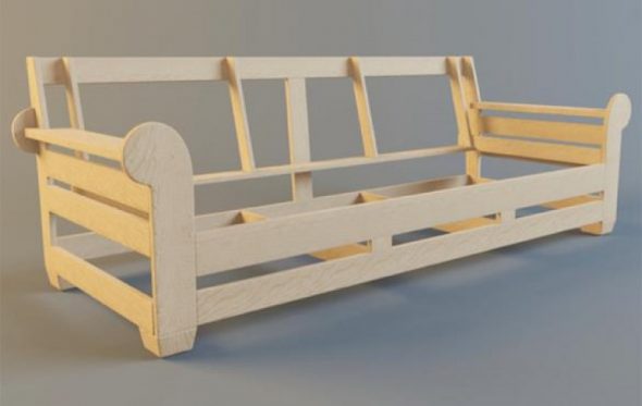 base pour un sofa
