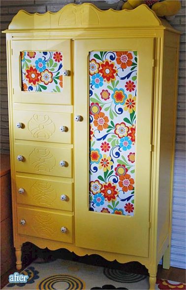 restaurer la vieille armoire à la maison