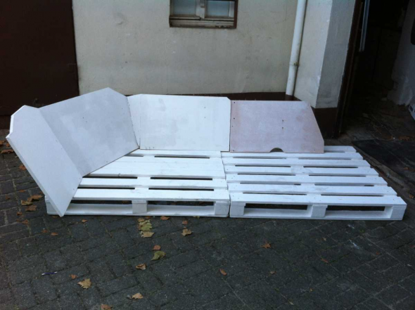se préparer à construire un canapé