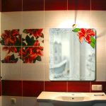 miroir éclairé rétro-éclairé