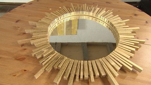 cadre sur le miroir