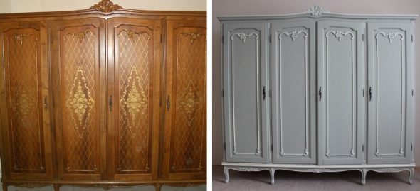 grand cabinet de restauration dans le couloir