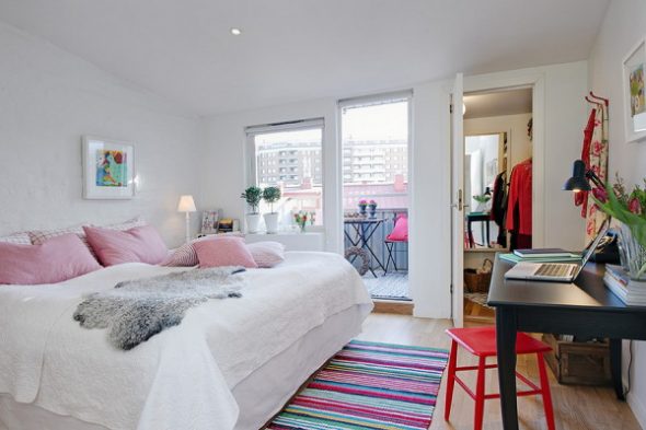 Chambre de style scandinave