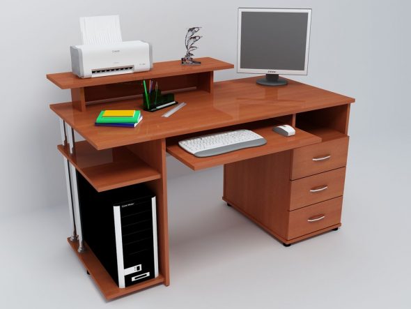 la table