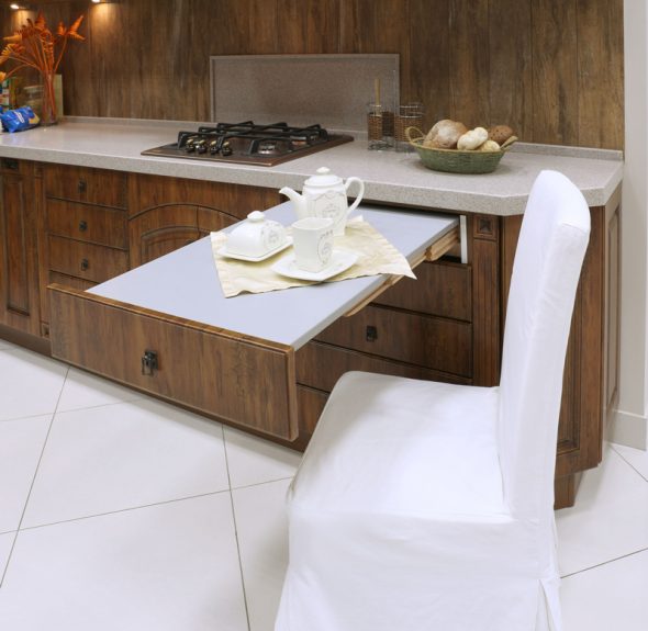 conception de table rétractable