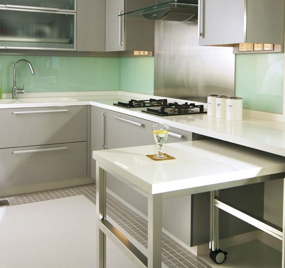 table gigogne pour petite cuisine