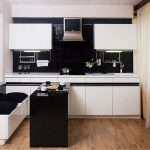 table coulissante dans la cuisine