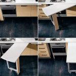table coulissante avec pieds