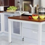 table gigogne dans la cuisine