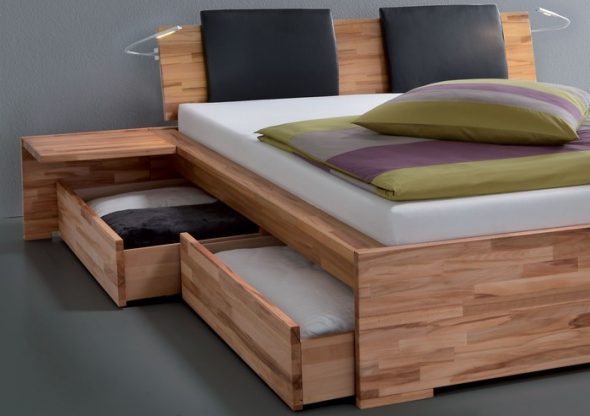 tiroirs au lit