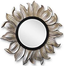 miroir noir-argent