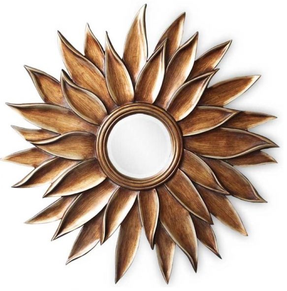 miroir dans un cadre moderne