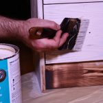 Couleur de peinture en bois