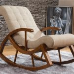 fauteuil à bascule en contreplaqué