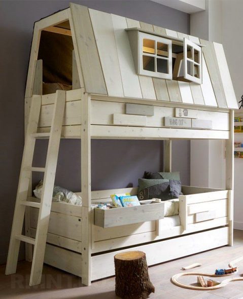 Lits superposés pour enfants faites-le vous-même