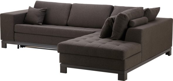 Sofa giường IKEA màu nâu sẫm