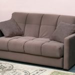 canapé lit avec matelas orthopédique en microfibre