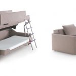 Canapé convertible dans un lit superposé photo