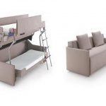 Canapé transformable en lit superposé