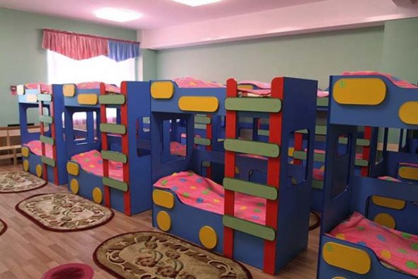 Lits superposés pour la maternelle