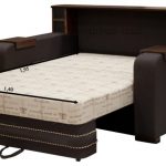 canapé-lit avec matelas orthopédique