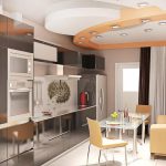 Intérieur de cuisine avec canapé image