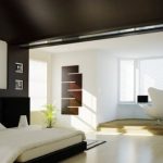 Intérieur avec plafond noir