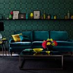 photo de canapé vert