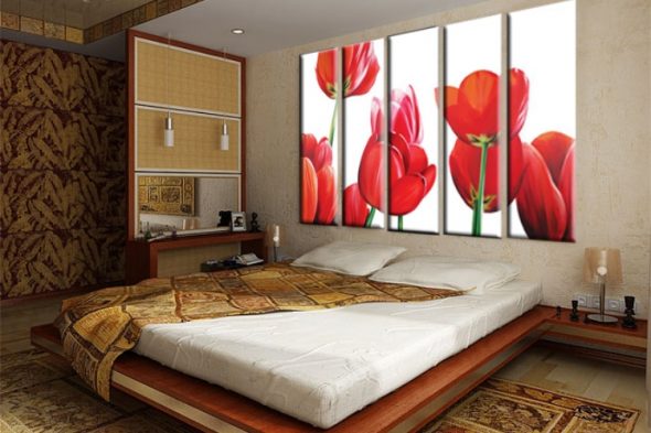  Peindre la chambre au dessus du lit